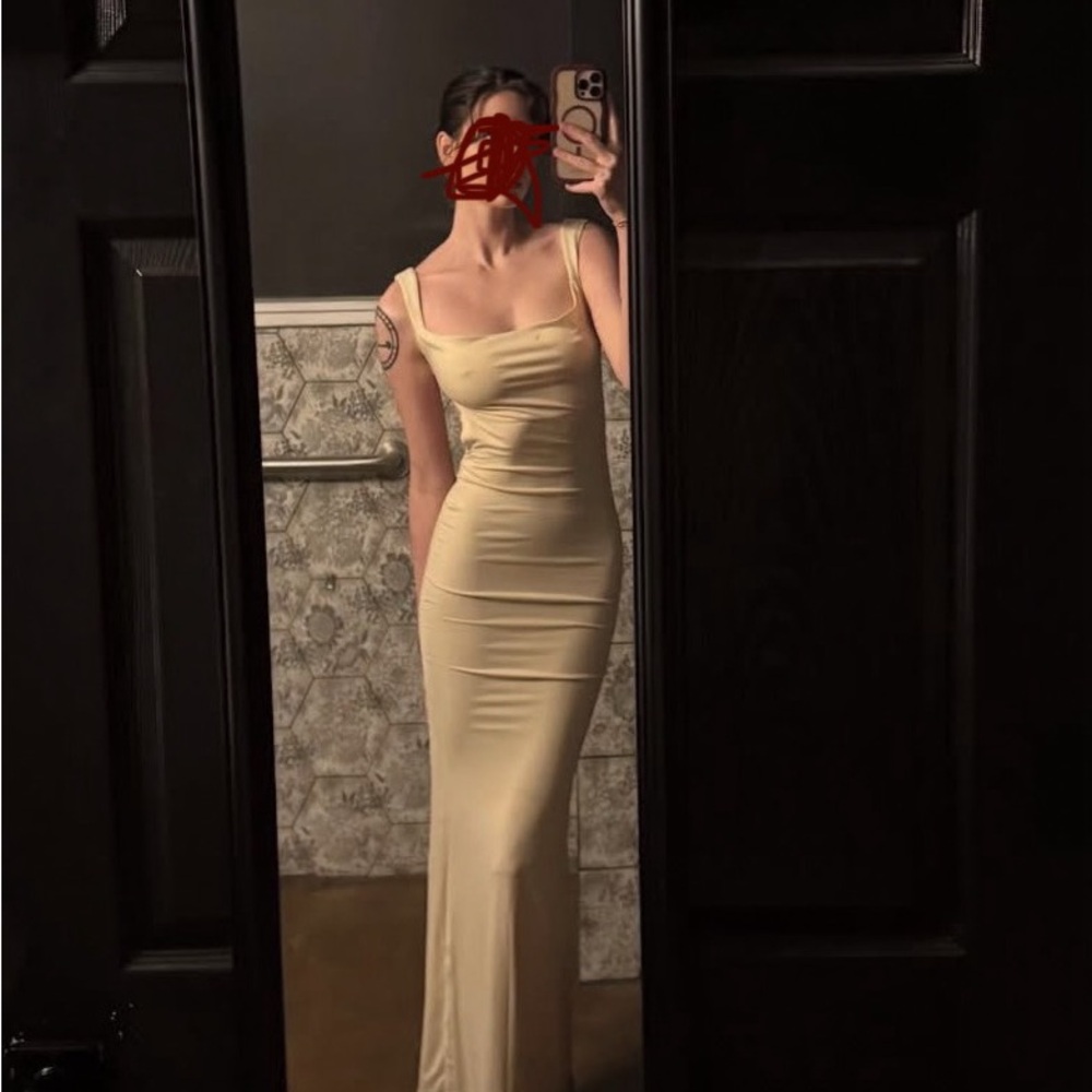 Tiger Mist Morana Dress in Butter Yellow